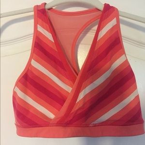 Authentic Lululemon, size 10 sports bra, fun color